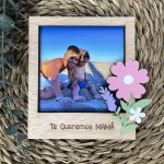 Portafotos Floral con Mensaje para Mamá